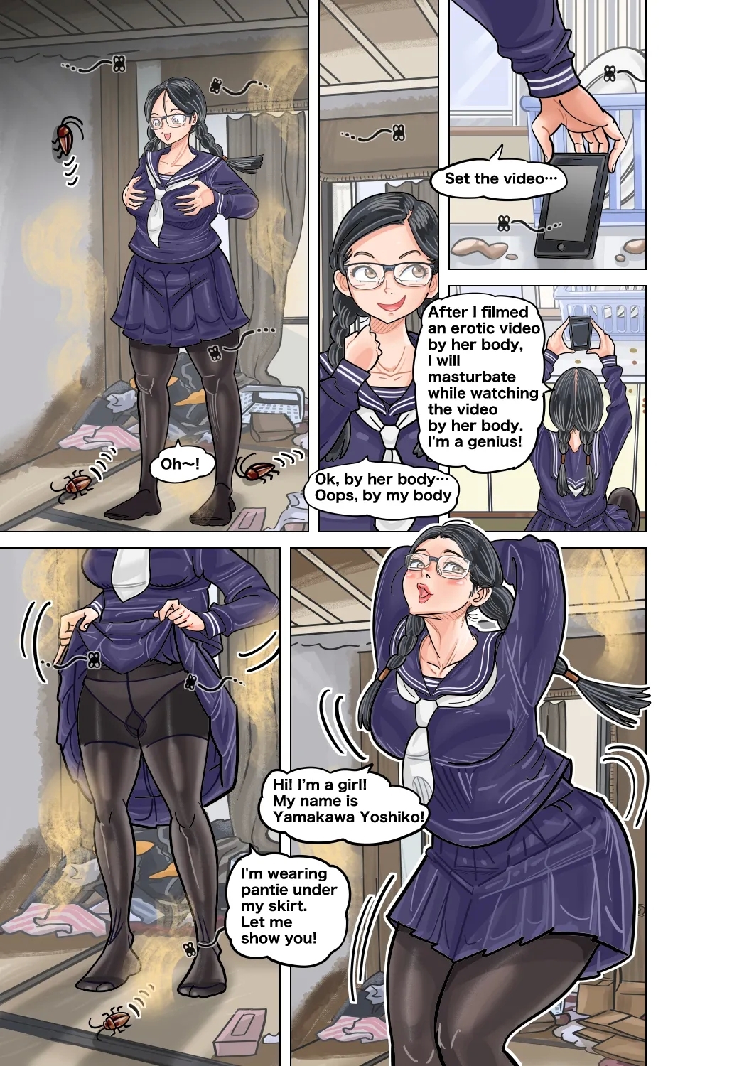 Jimi na Kyonyuu Jogakusei to Kyonyuusan no Karada Irekawari - Page 11