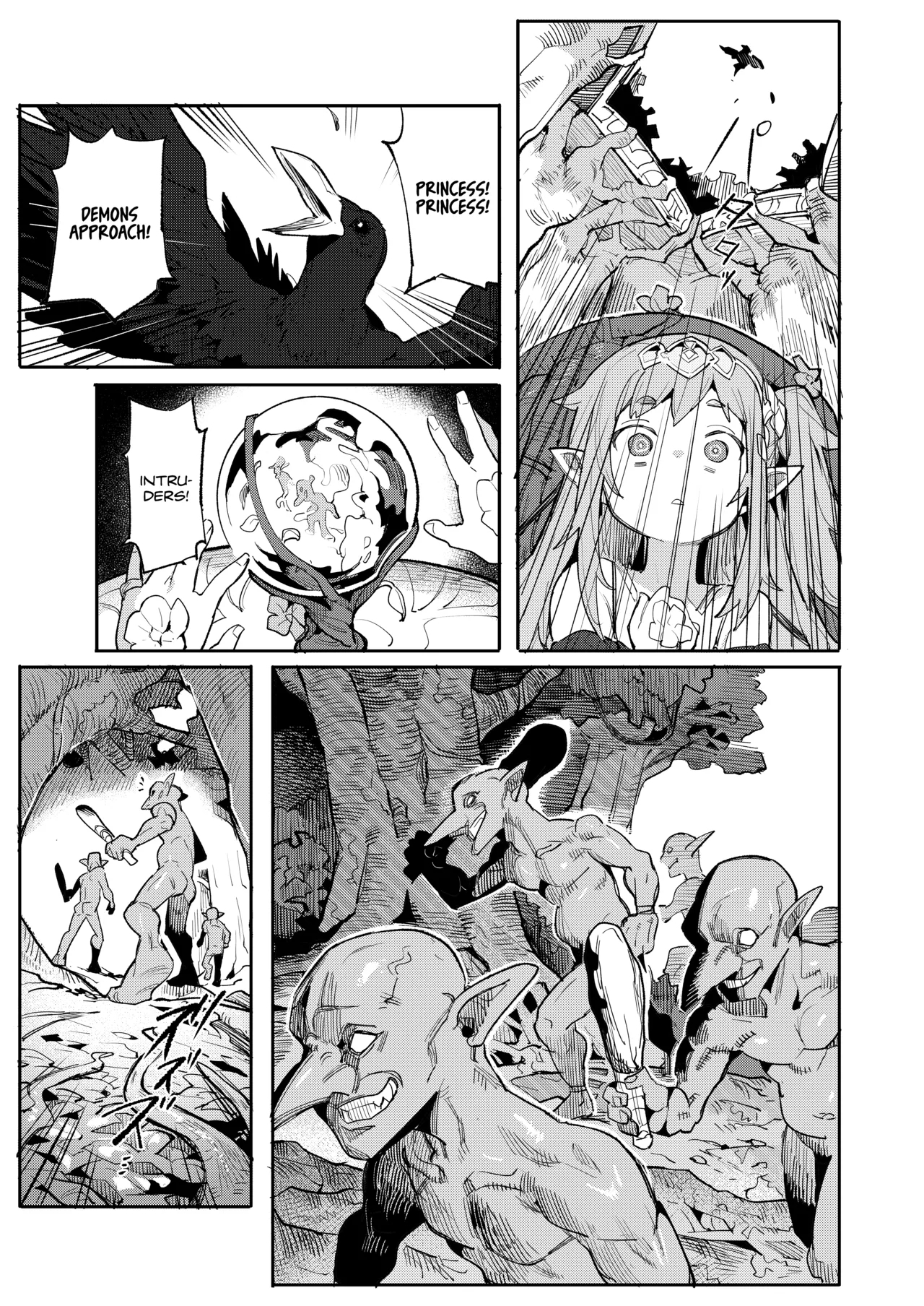 Seirei Rougoku Nyehiru| Enslaved Nymph Nyehil - The Tale of a Broken Sow Whose Immature Womb Was Trained To Submit - Page 9
