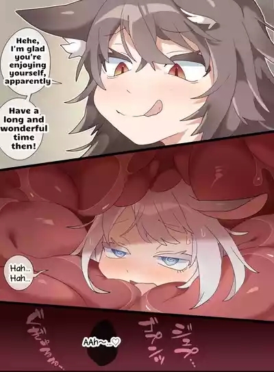 Being swallowed whole and rubbed pleasantly by a wolf girl 5