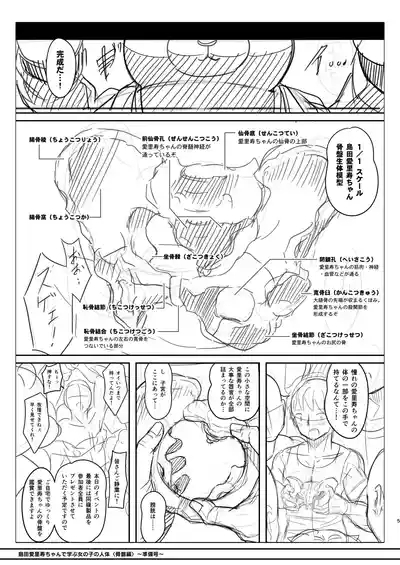 島田愛里寿ちゃんで学ぶ女の子の人体〈骨盤編〉下巻［準備号］ 5