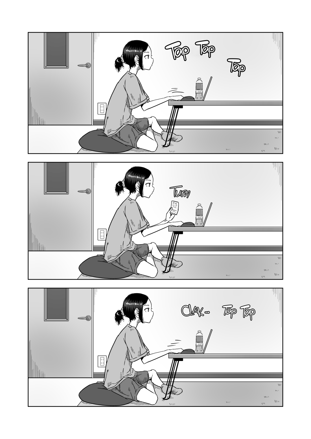 家計簿をつけてたら急にオナニーしたくなった女の子 [はがー] [英訳] 0