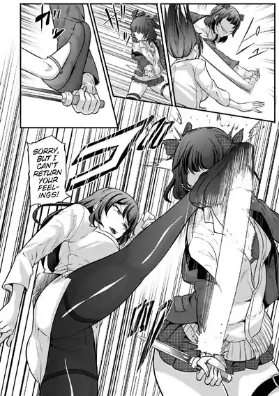 2D Comic Magazine Futanari Les Haramase Mesuzao Fuck de Kyousei Chakushou! Vol. 2 | Futanari Lesbian Impregnation, Forced Fertilization from Getting Fucked by Woman Dick! 6
