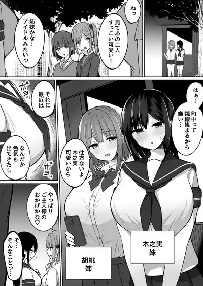 Kyonyuu Mesu Onaho no Shitsukekata ~ Binkan Taishitsu no Dosukebe Kyonyuu Shimai to Iki Gaman Training 4