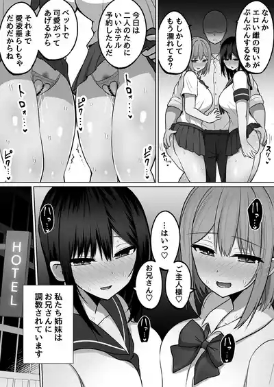 Kyonyuu Mesu Onaho no Shitsukekata ~ Binkan Taishitsu no Dosukebe Kyonyuu Shimai to Iki Gaman Training 6