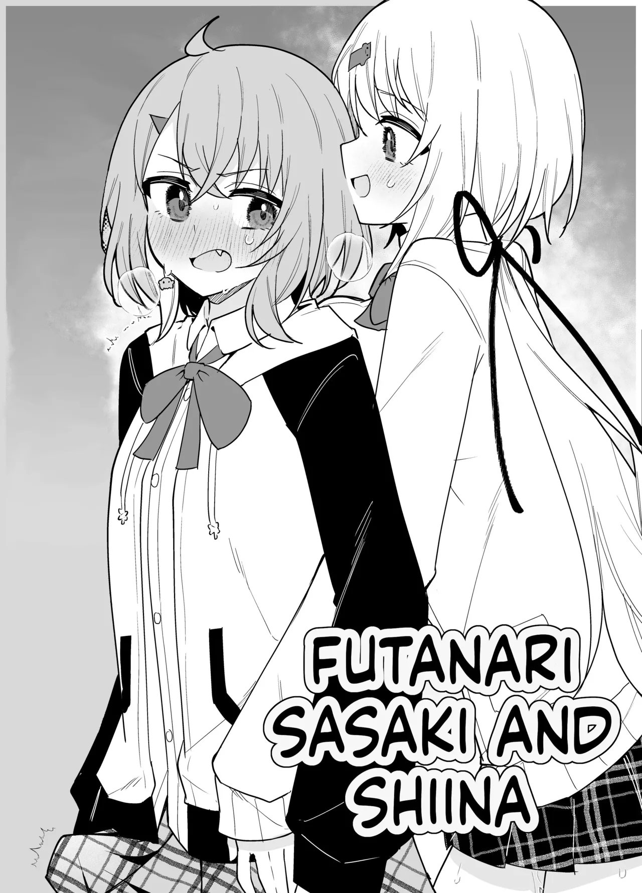 ふたなり笹木と椎名  [ushirotranslations] 0