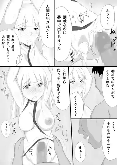Ginpatsu Kyonyuu Elf o Choukyou shite Kairaku Ochi 9