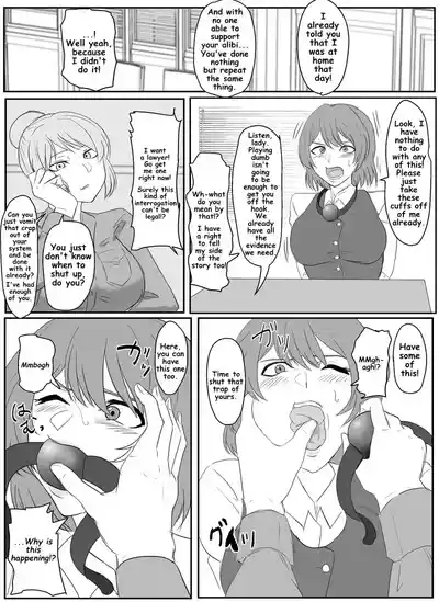 A young lady being arrested. Chapter 1-8 5