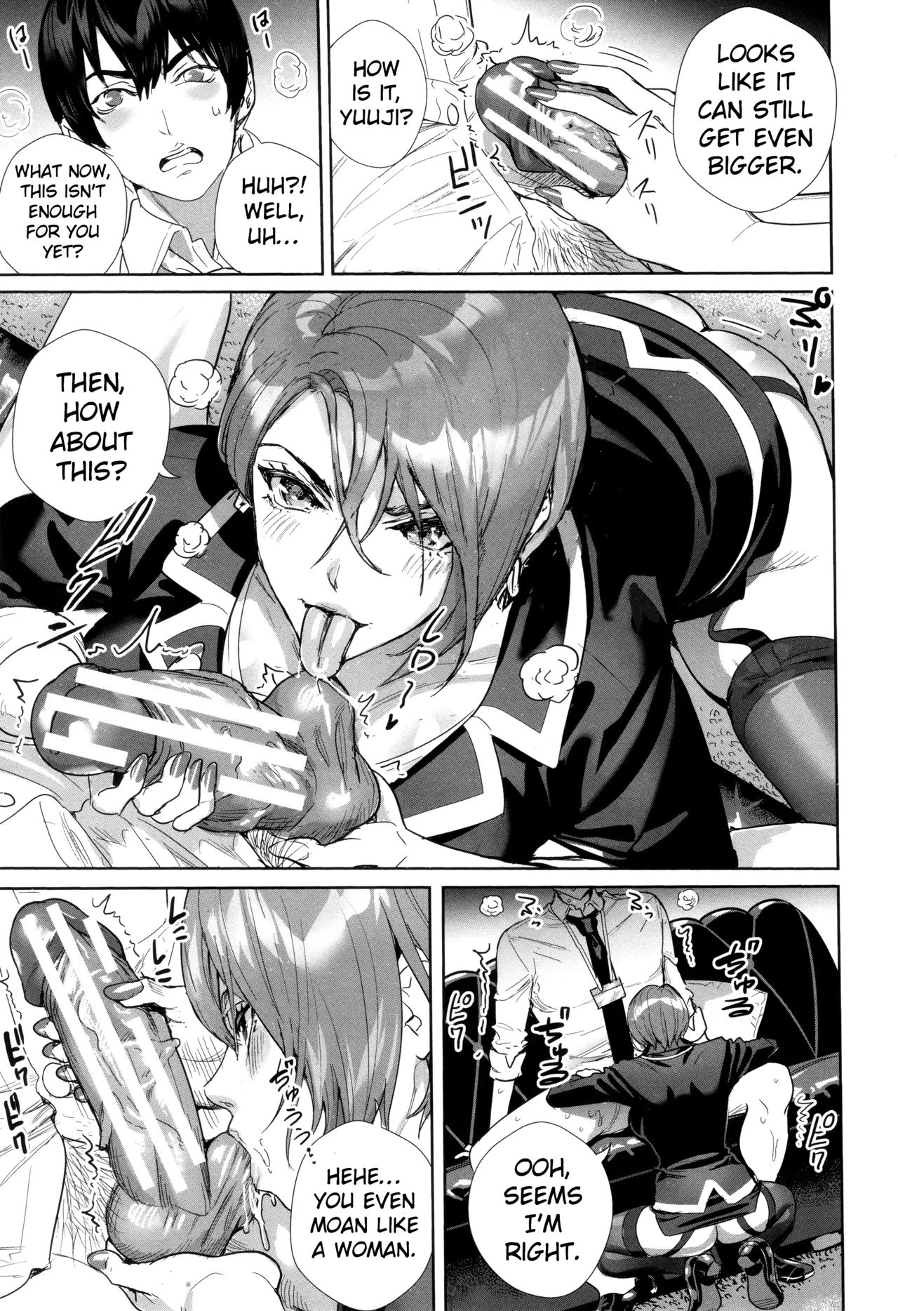 [Ogino Satoshi] Onna Joushi (Wakazuma) o Oshitaose!! | Push Down the (Recently Married) Female Boss!! (Koubijima Hame Makuritai Dosukebe JK-tachi) [English] [ConTL + Valvrein] 8