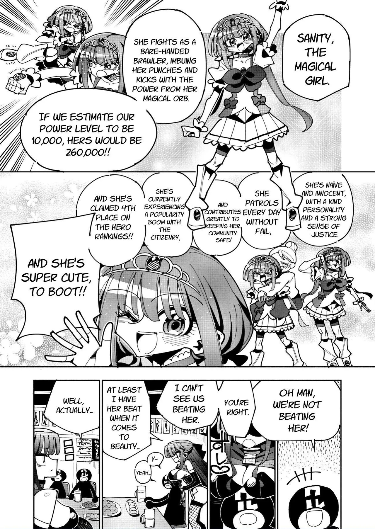 Futanari Mahou Shoujo VS Aku no Onna Kanbu no Yuuwaku | Futanari Magical Girl vs Seduction of an Evil Female Executive - Page 7