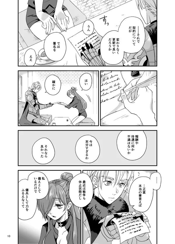 Nemureru shishi no ude no naka - Page 8