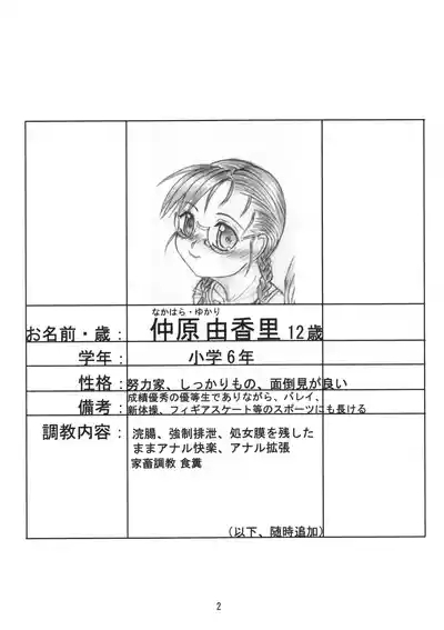 Yukarihen Sanshimai Choukyou Yuugi Shiirizu Yukari-hen 1