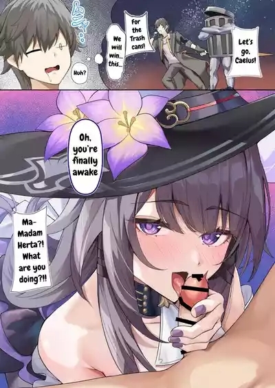 Madam Herta wa Caelus no Seishi ga Hoshii Rashii... | Madam Herta seems to want Caelus's sperm... 1
