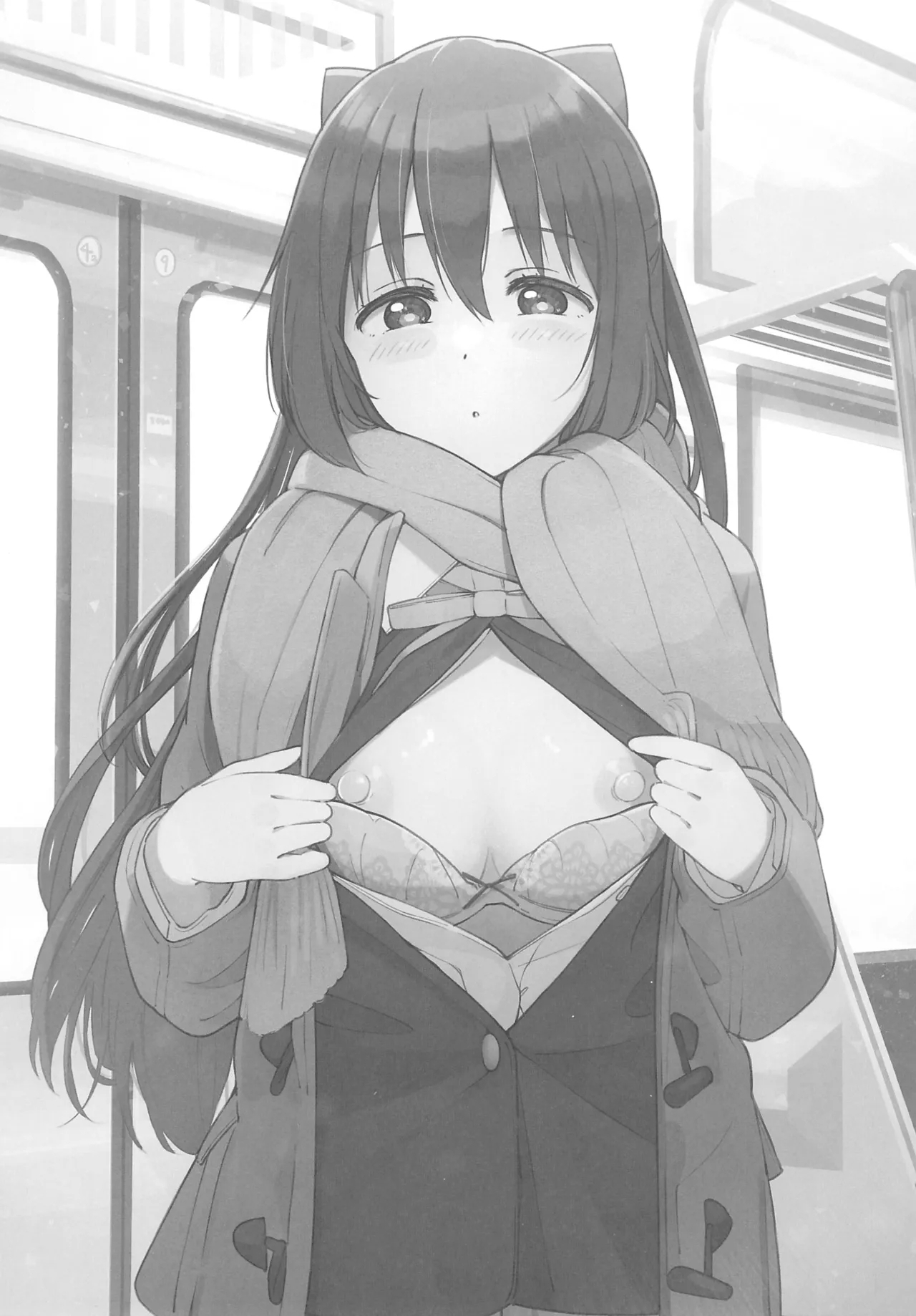 Shizuku-chan Echi Echi Hon Echi Echi Densha Hen | 和小雫一起色色的本子 色色电车篇 - Page 3