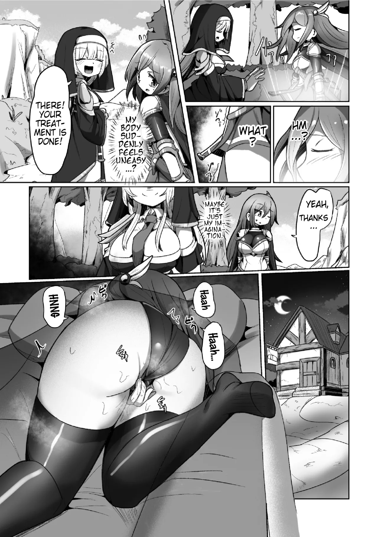 2D Comic Magazine Futanari Les Haramase Mesuzao Fuck de Kyousei Chakushou! Vol. 2 | Futanari Lesbian Impregnation, Forced Fertilization from Getting Fucked Woman Dick! - Page 53