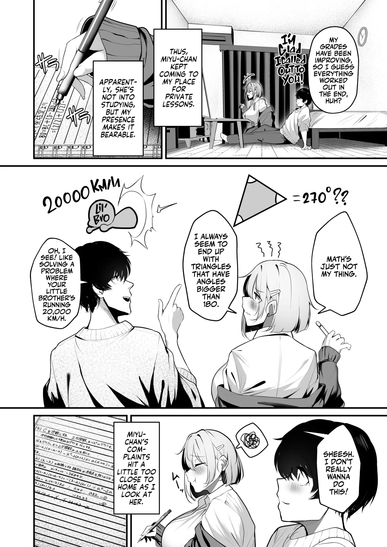 Ooya no Musume no Kyonyuu Gal ni Benkyou Oshietara Ecchi Shite Kureta Hanashi | The Landlord's Big-Tittied Gyaru Daughter Lets me have Sex in Exchange for Private Lessons! - Page 6