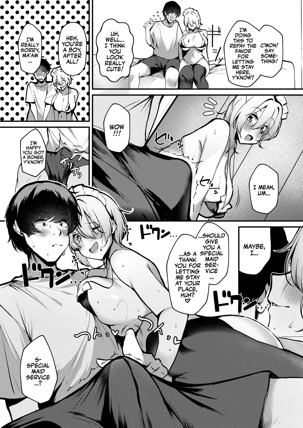 Shuuden Nogashita Gal ga Maid Bikini de Gohoushi Ecchi shite Kureta Hanashi | A Big-Tittied Gyaru Missed the Last Train and put on a Maid Bikini in Exchange for Staying the Night! - Page 10