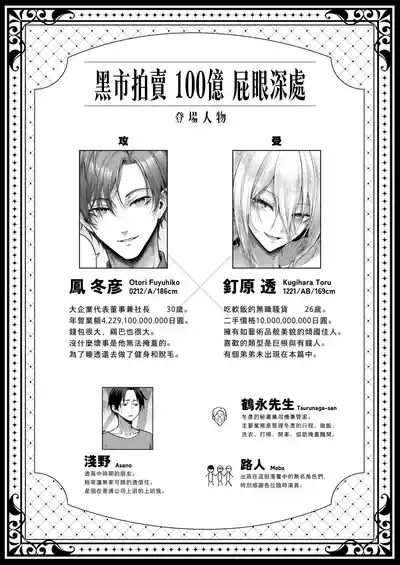 Yamioku 100-oku Ketsu no Oku | 黑市拍賣  100億  屁眼深處 3
