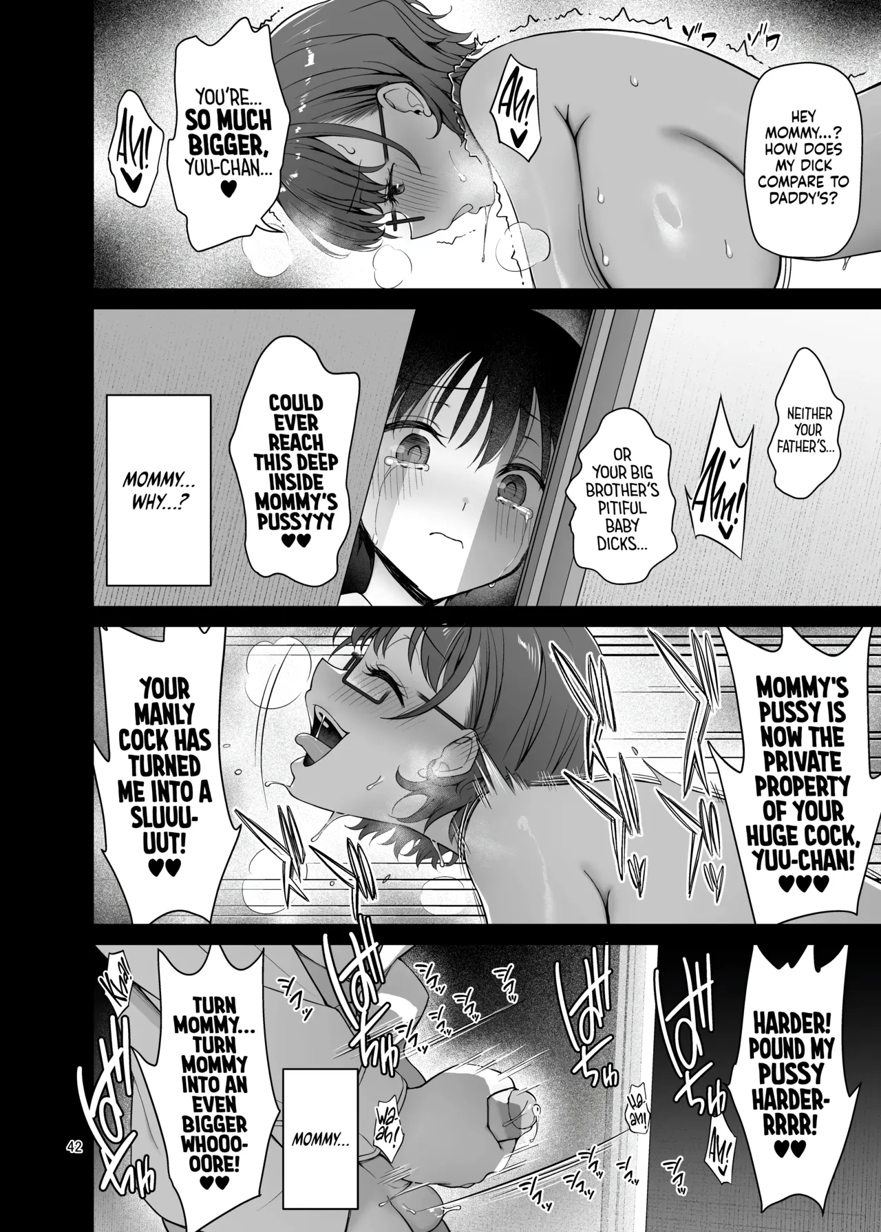 Boku no Mama wa Otouto no Mae de dake Dosukebe ni Naru | My Mom Turns Into a Slut for My Little Brother, and Him Alone - Page 42