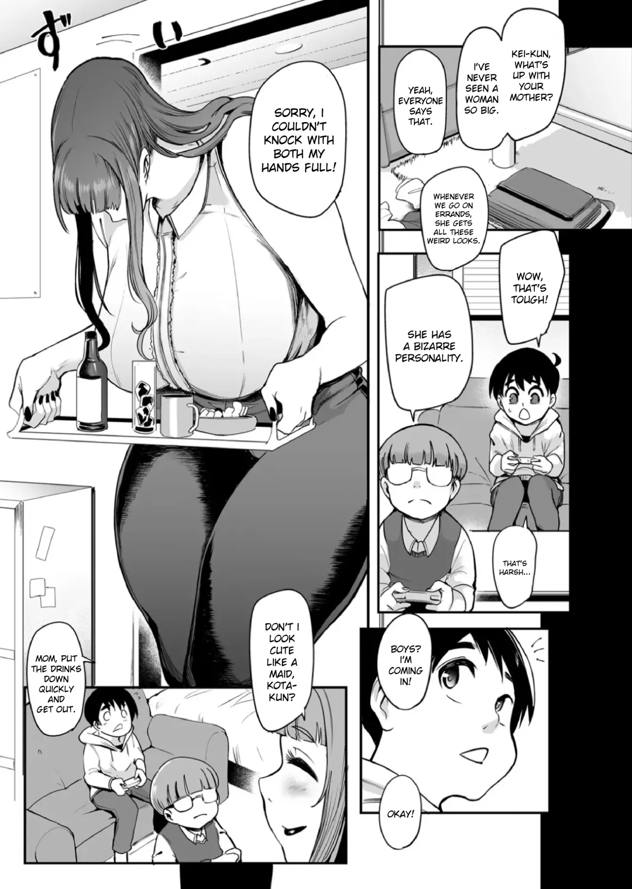 Hasshaku Mama! | My Friend's EightTall Mother Made Me Her Sex Slave! - Page 6