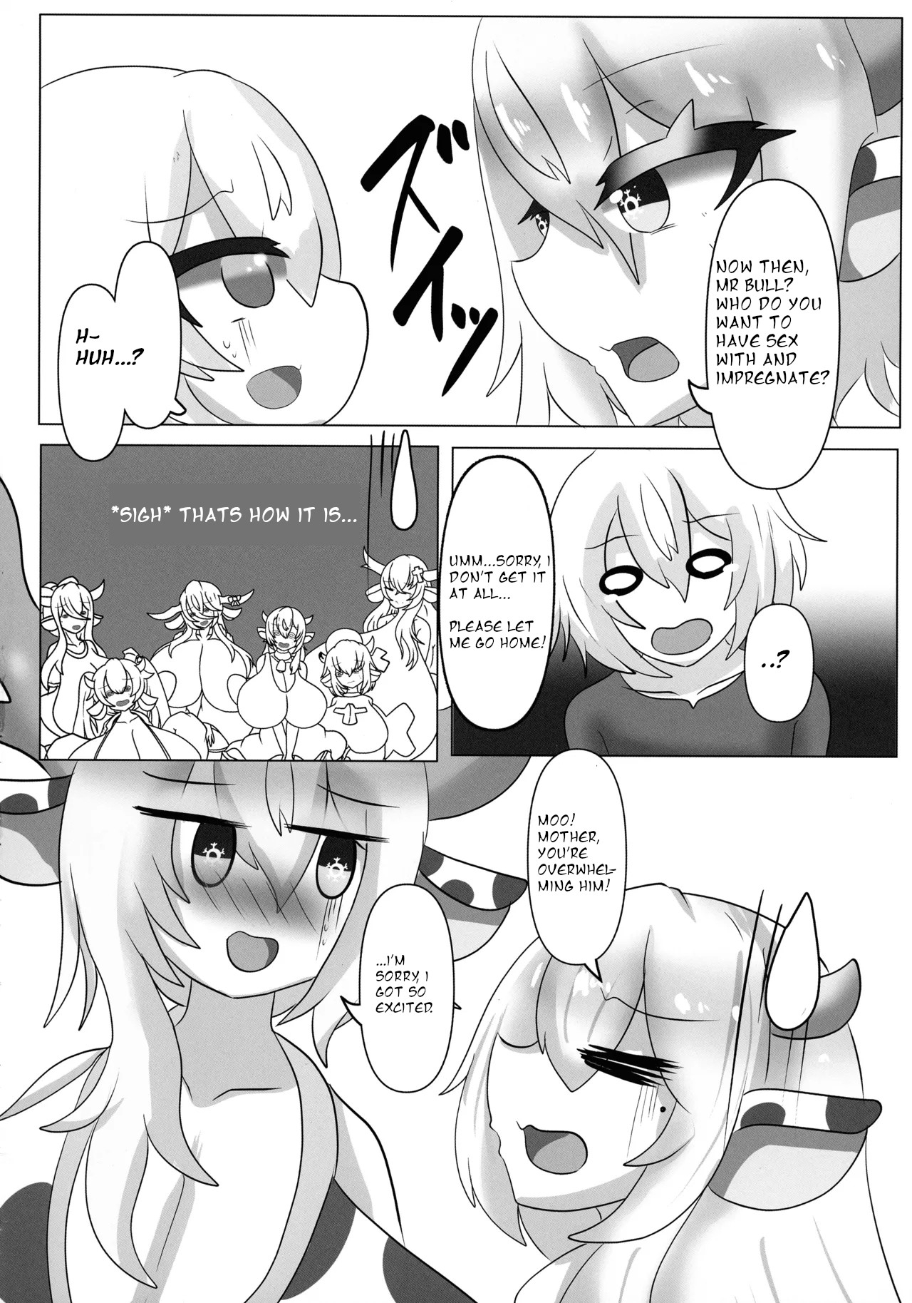 HaraUshi Haramasete sukue Shounen to Nana-ri no Bakunyuu Ushiko - Page 18