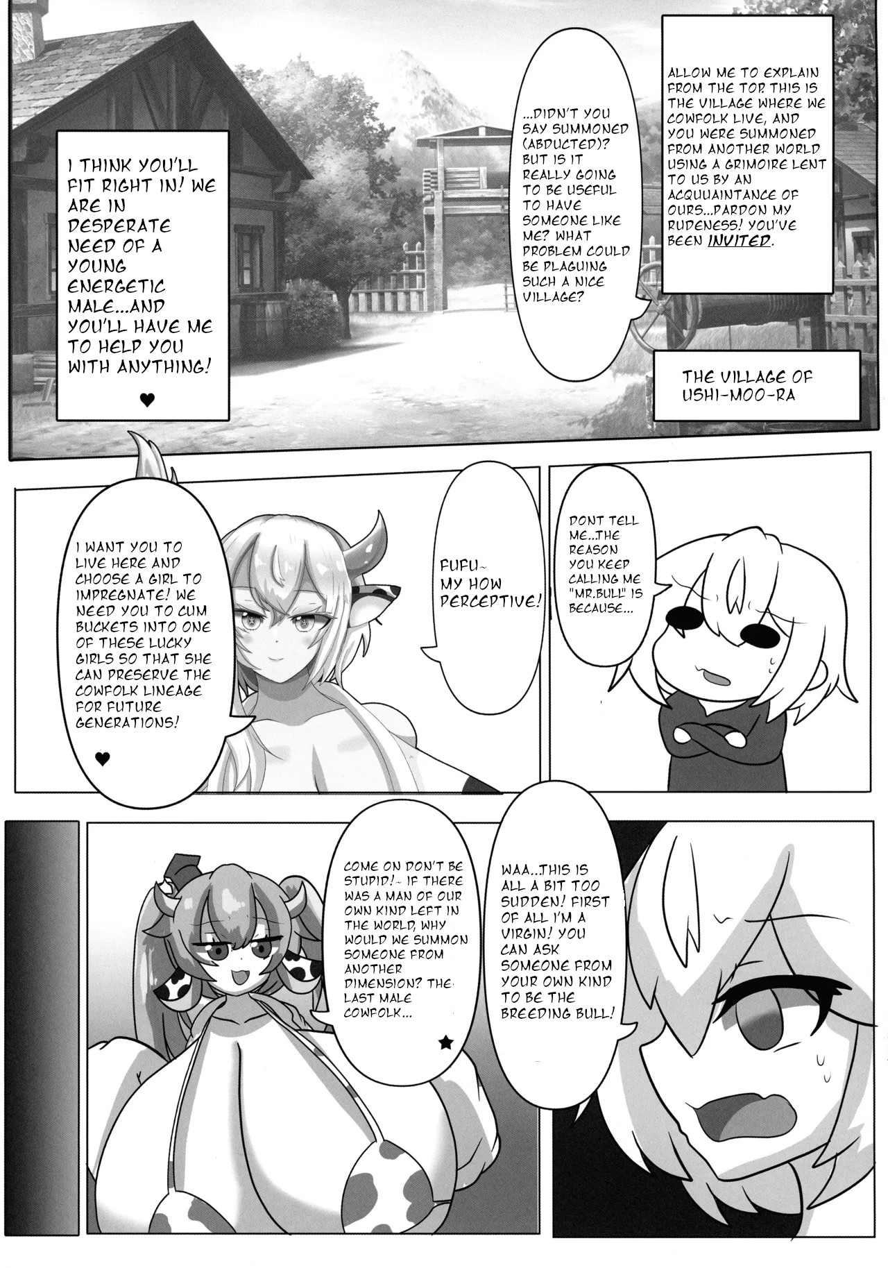 HaraUshi Haramasete sukue Shounen to Nana-ri no Bakunyuu Ushiko - Page 19