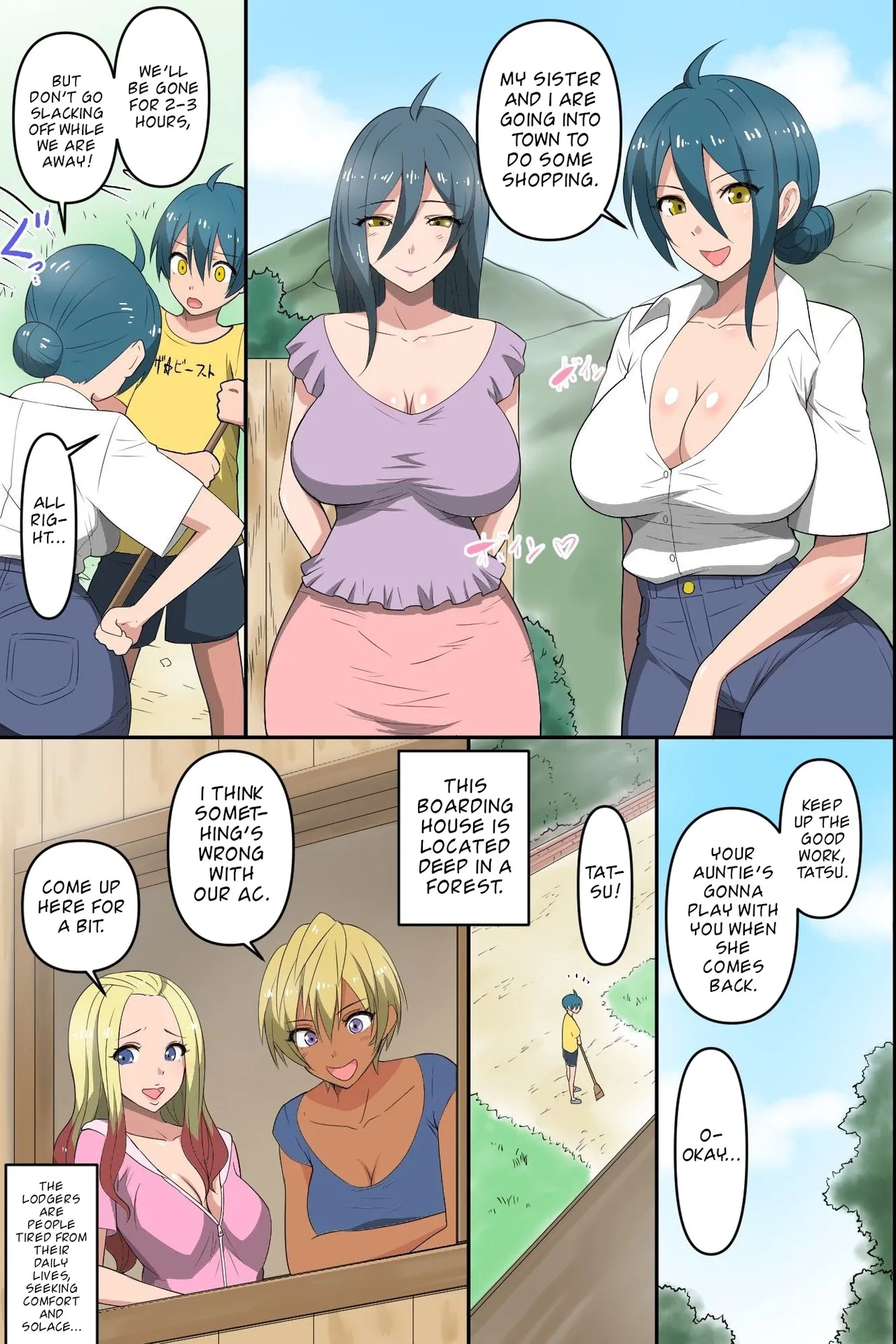 Boku to Resort Pension no Oneetachi| With the Ladies from the Boarding House ~A harem of horny married women that indulge in sweaty orgies - Page 5