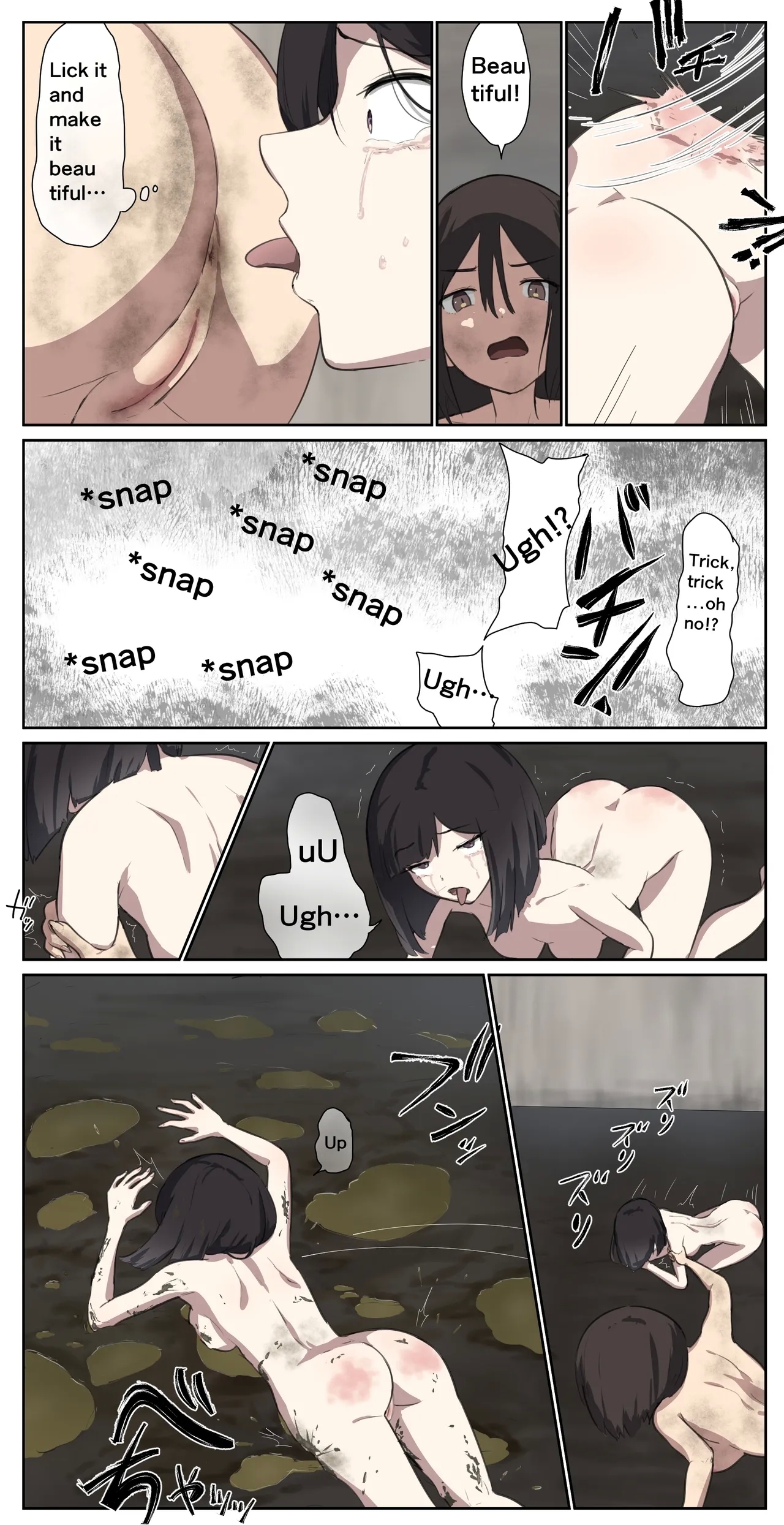 A girl left in a human barn by her friend《Part 1》 6