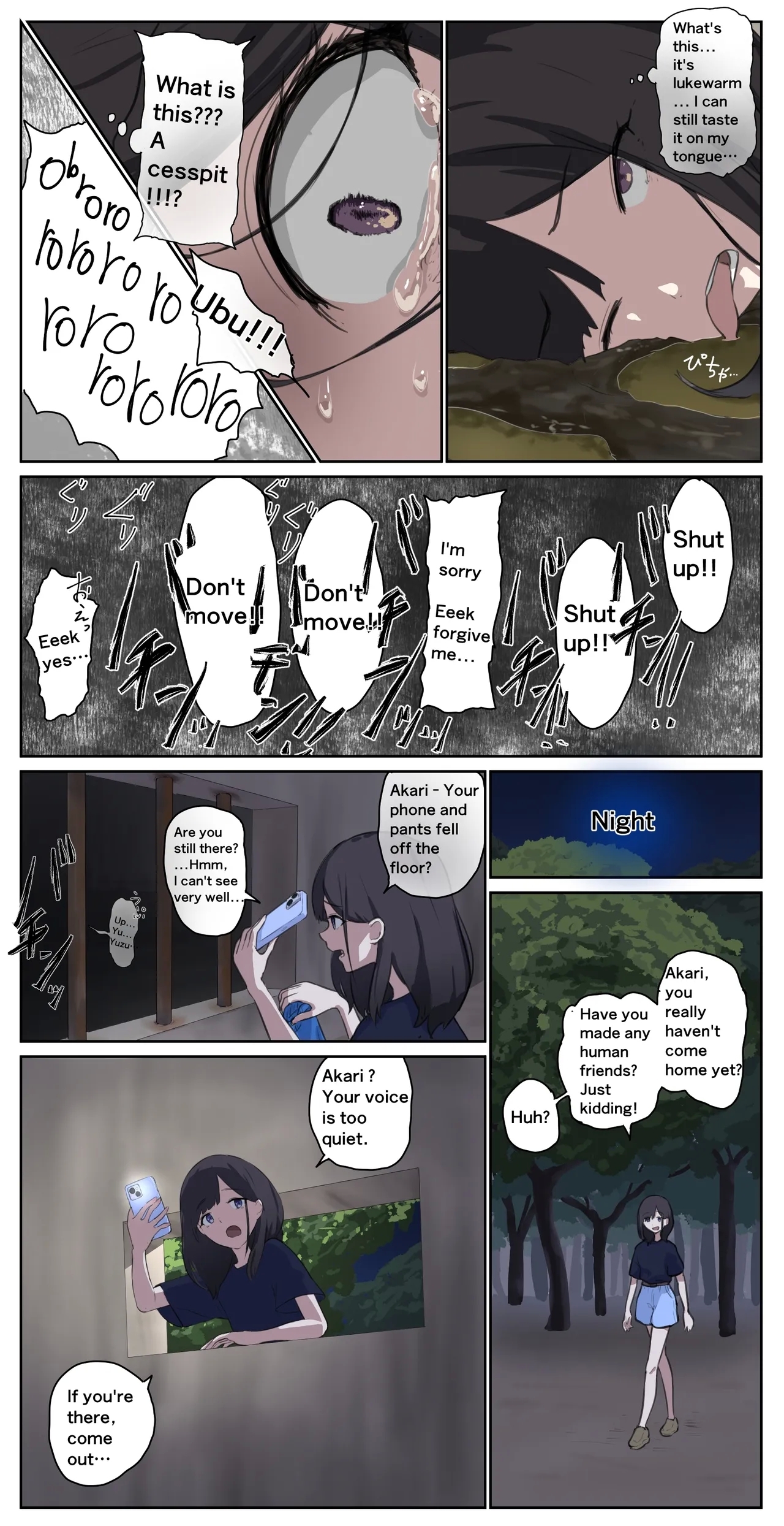 A girl left in a human barn by her friend《Part 1》 7