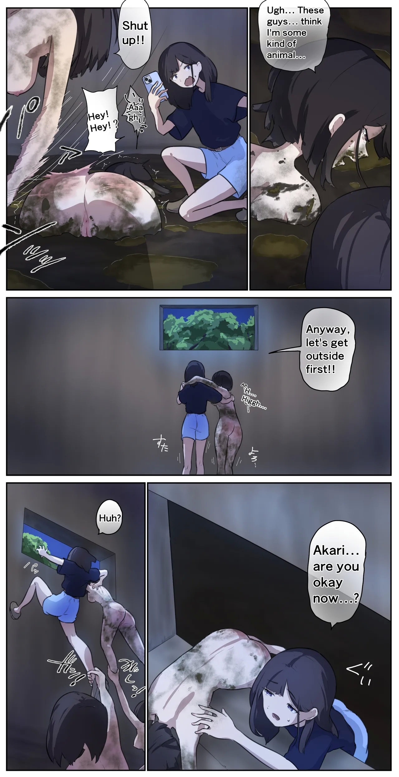 A girl left in a human barn by her friend《Part 2》 2