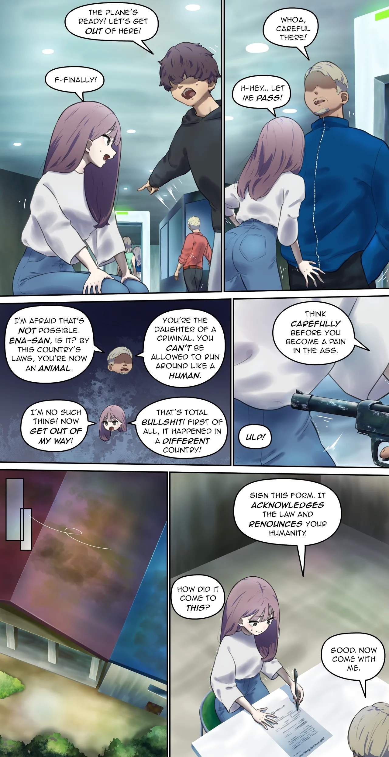 According to the law of the country where I came for the modeling shoot… 【Translated by kochakaden】 3