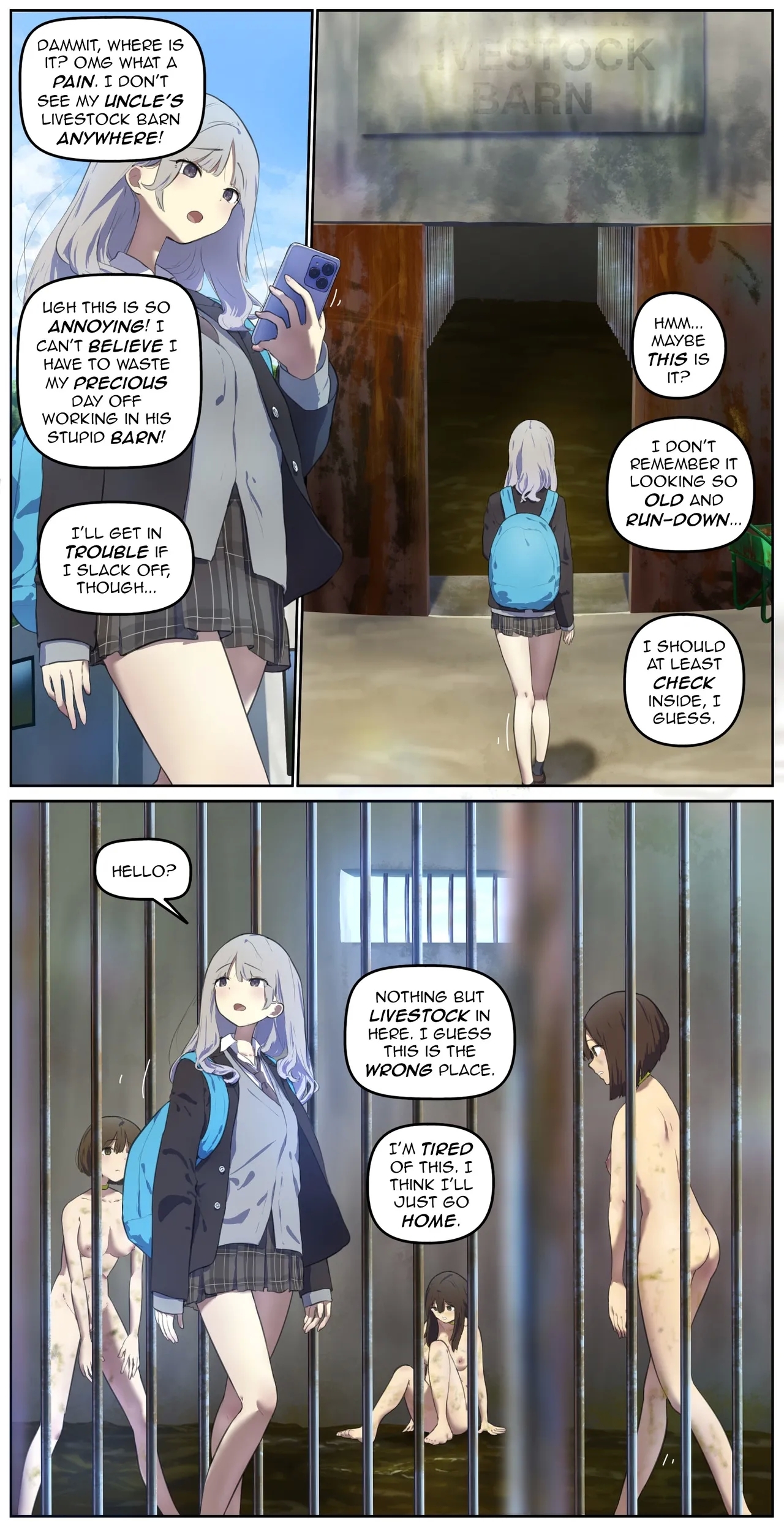 In the old barn… 1