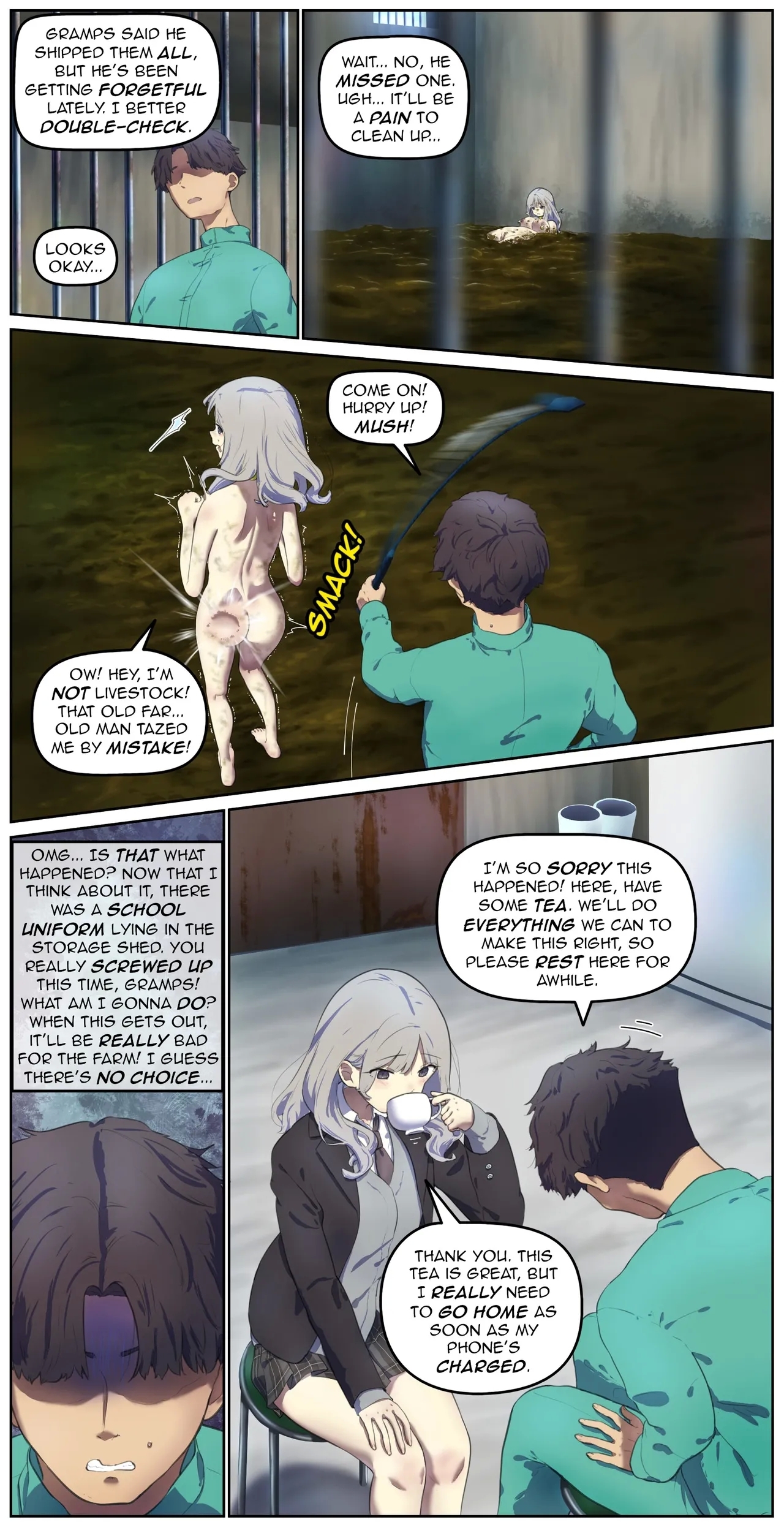 In the old barn… 7