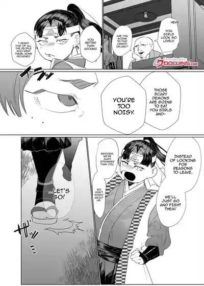 Onnanoko no Momotarou to Deka Tsuyo Oni-san | Female Momotaro And The Huge, Strong Demon 4