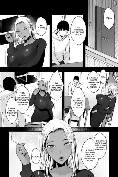 Kinpatsu Kuro Gal no Hahaoya ga, Yami Beit de Damasarete Musuko to AV Satsuei 3