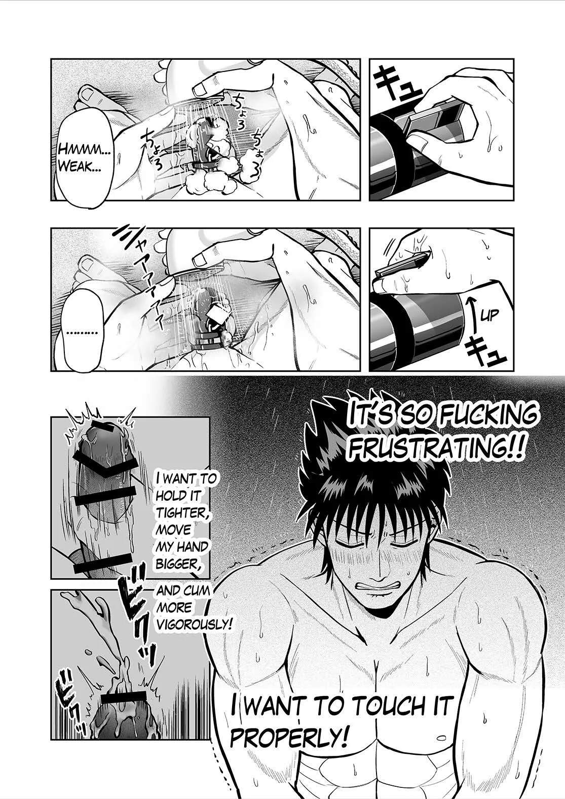 CHASTITY BELT & SHOWER MASTURBATION - Page 8