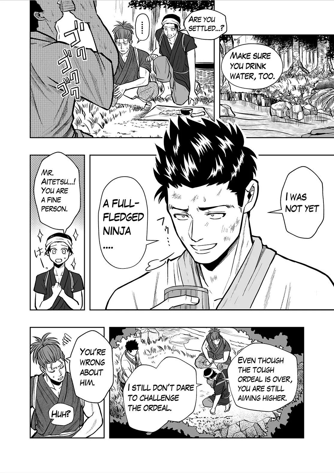 A masochistic ninja is tickled on the soles of his feet and glans with hands and brushes - Page 22
