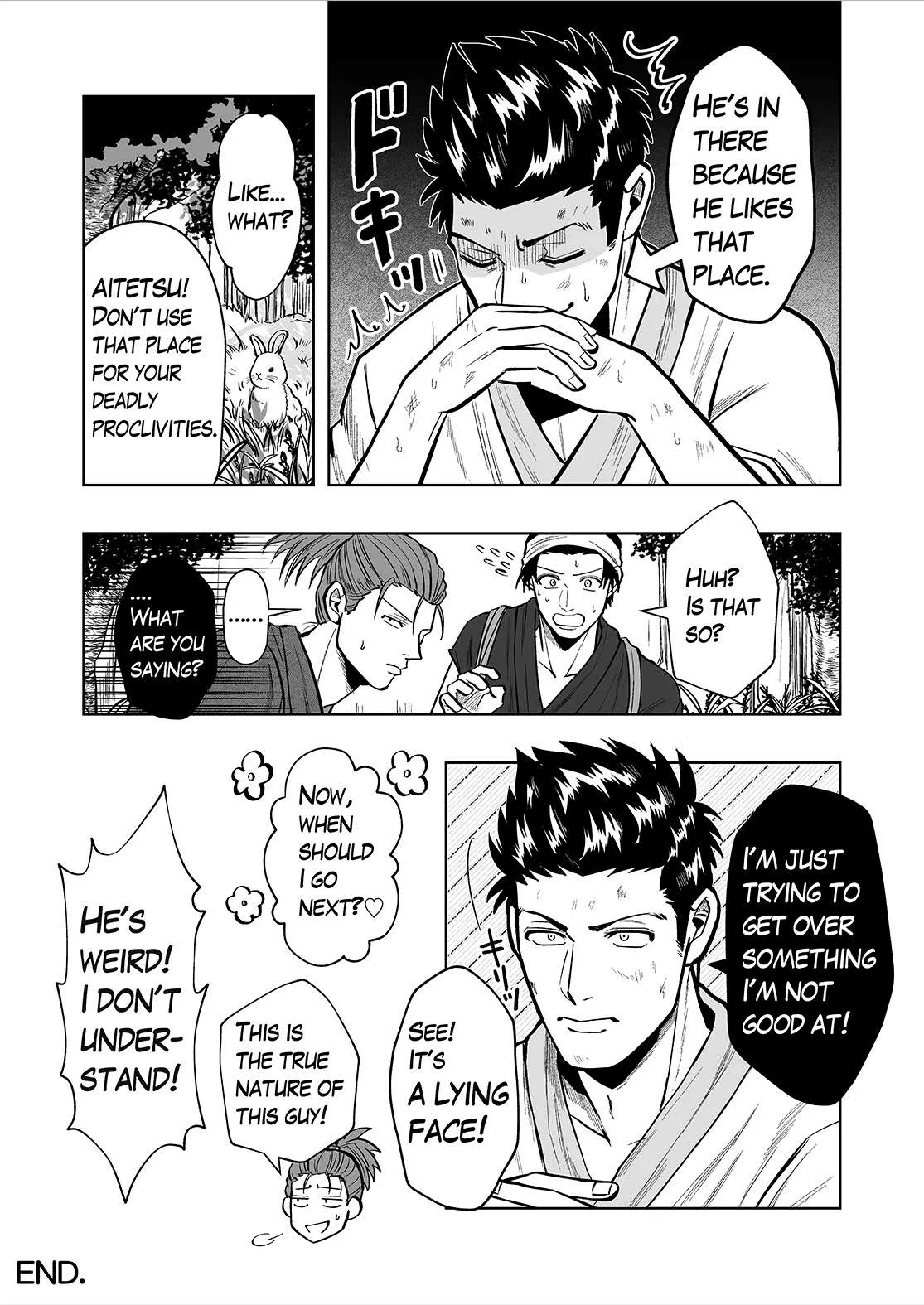A masochistic ninja is tickled on the soles of his feet and glans with hands and brushes - Page 23