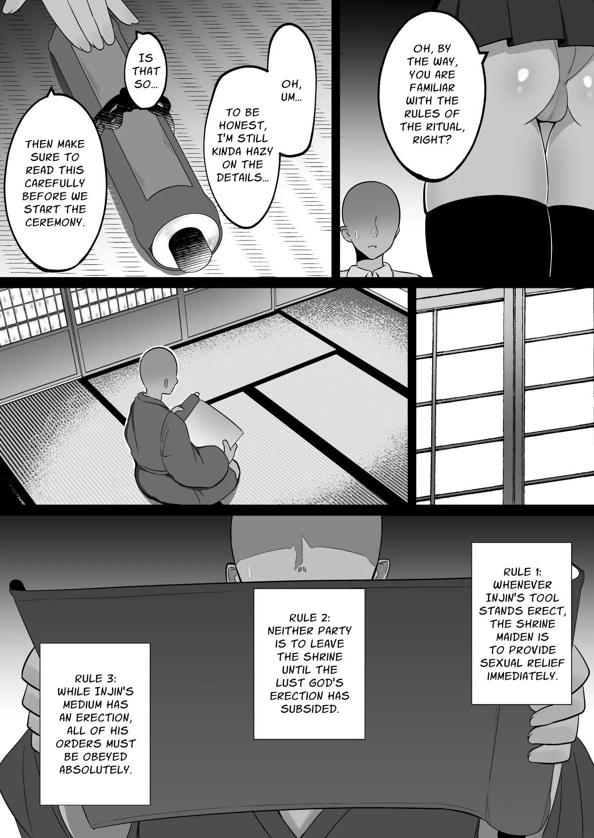 Shrine Maidens of Injin: Mating Ritual With 2 Busty Miko Sisters, Locked in the Lust God's Shrine! - Page 5