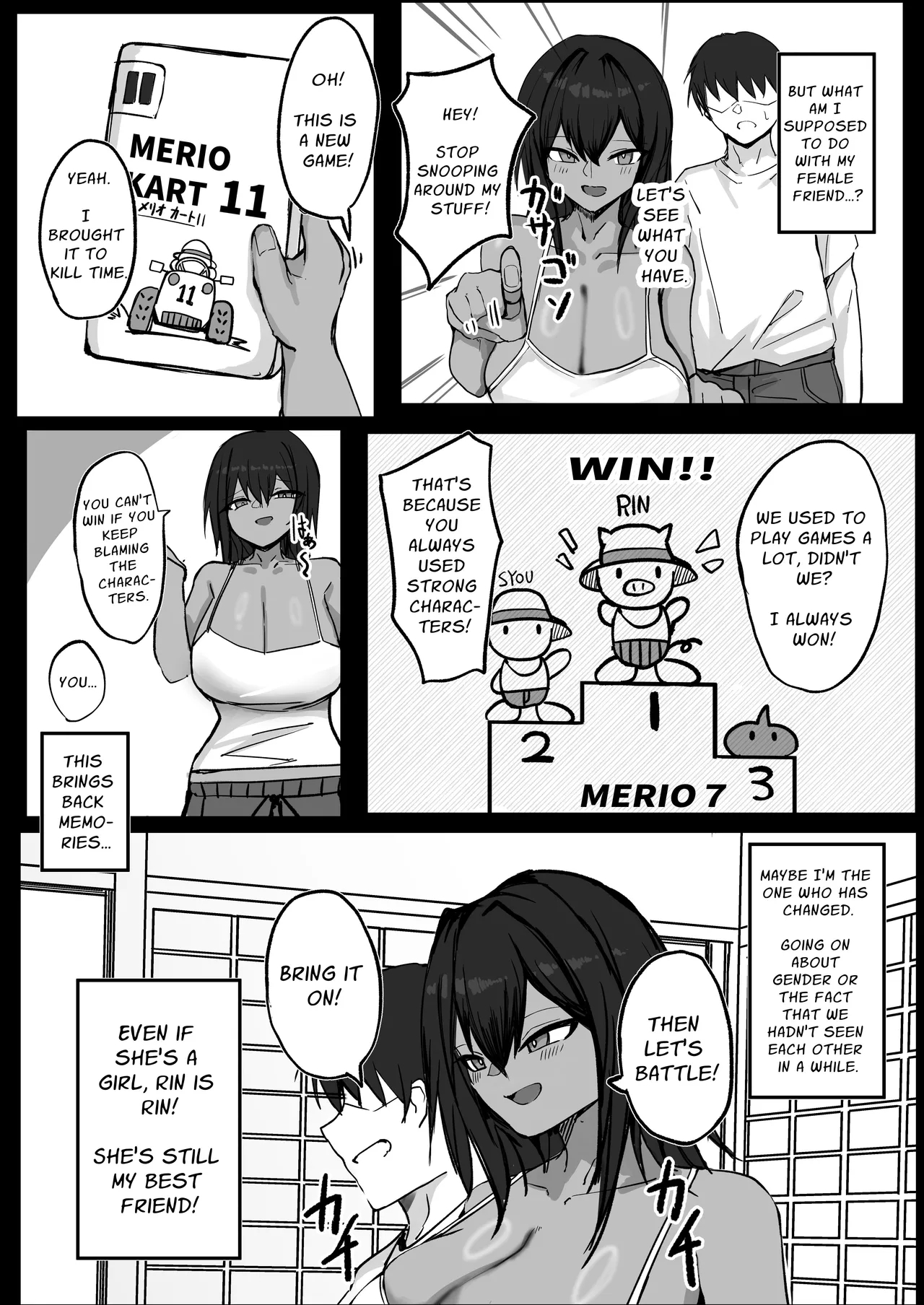 Sex With My Tanned Busty Friend Who I Used To Think Was A Guy - Page 7