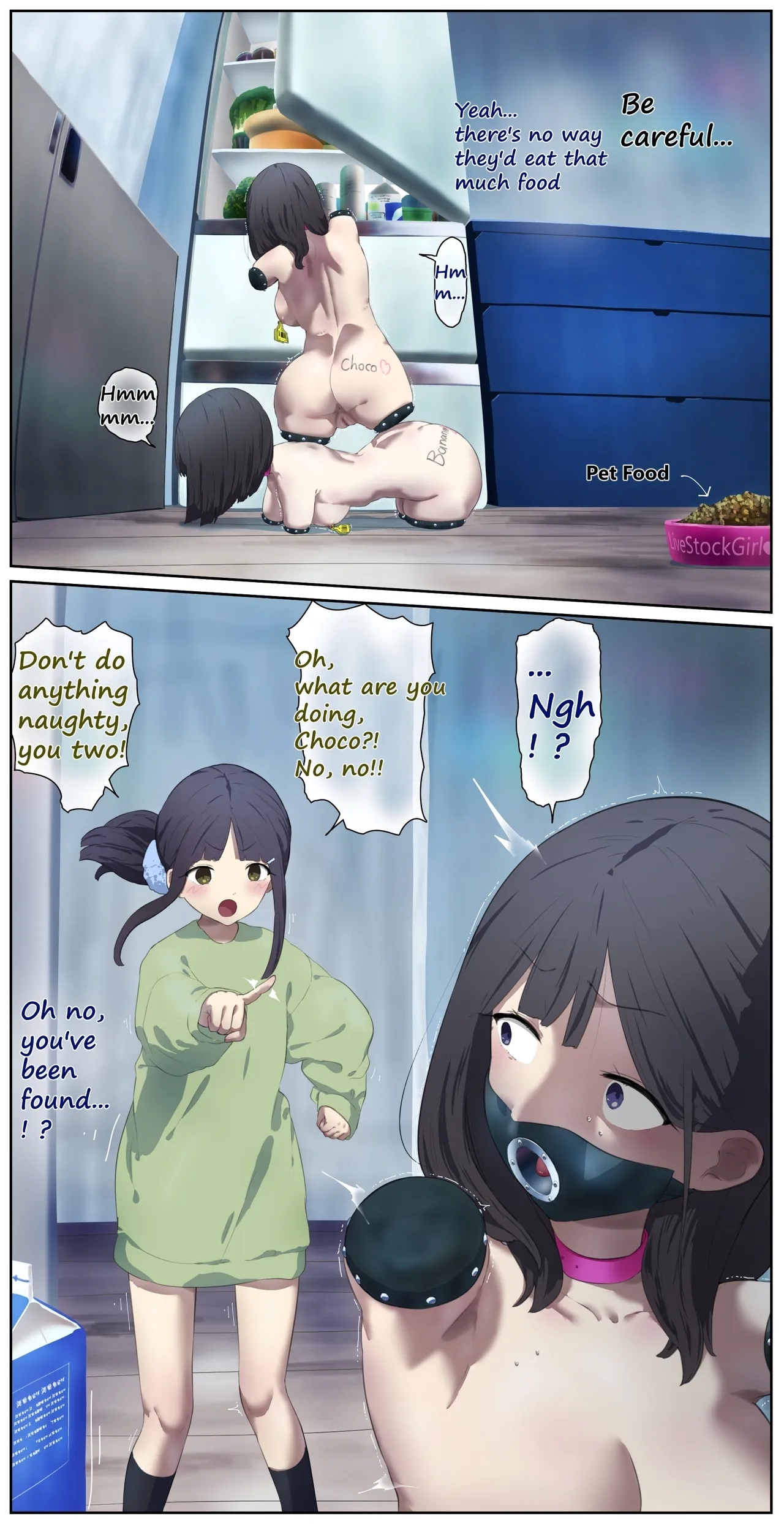A girl left in a human barn by her friend《Part 4》 4