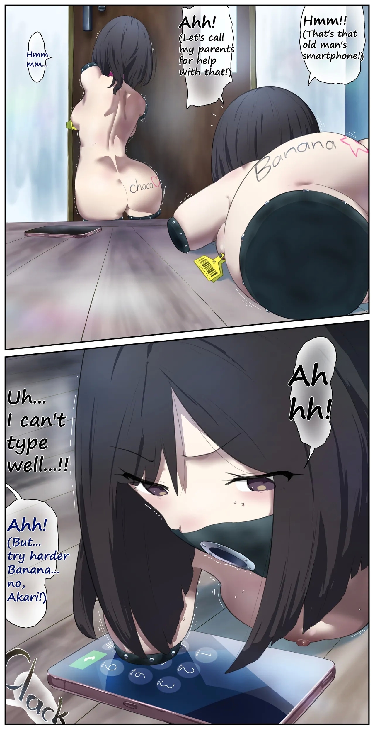 A girl left in a human barn by her friend《Part 4》 7