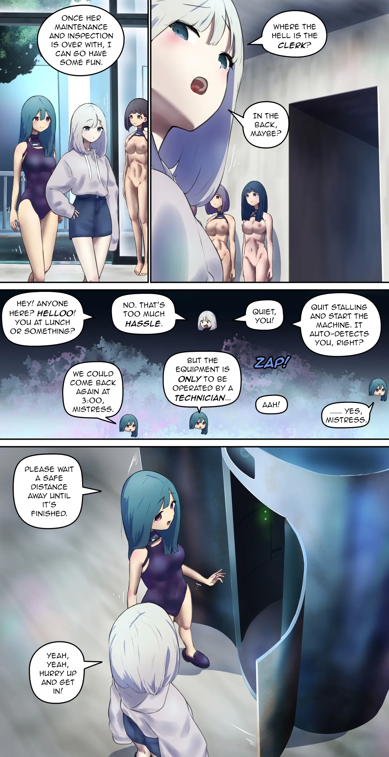 A girl came for regular maintenance on her love doll 【Translated by kochakaden】 1