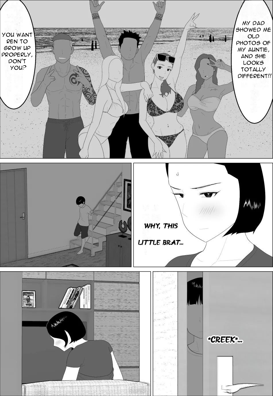 Masegaki Oikko ni Okasareru Mama - Mom Raped by Precocious Nephew - Page 22