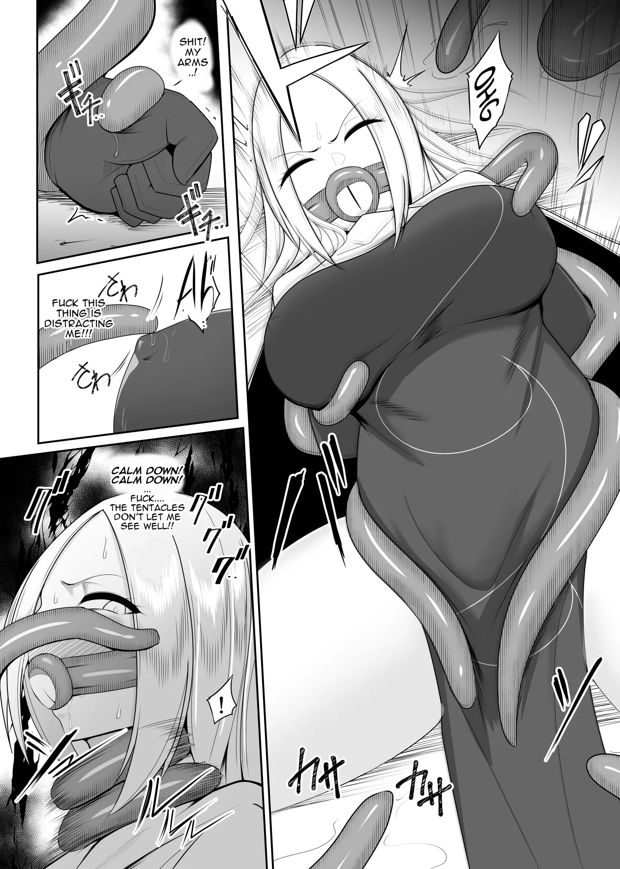 Shokushu Kisei Nasusubenaku Kuppuku Saserreru Onna Majutsushi | Tentacle Parasite - A female sorceress is helplessly subjugated - Page 8