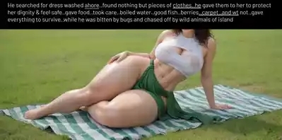 AI Generated, Stranded on Beach with arrogant girl, ENGLISH 9