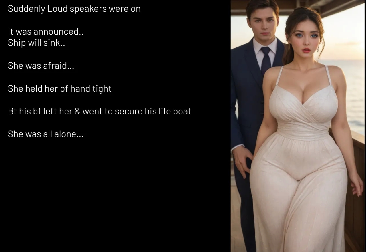 AI Generated, Stranded on Beach with arrogant girl, ENGLISH - Page 5