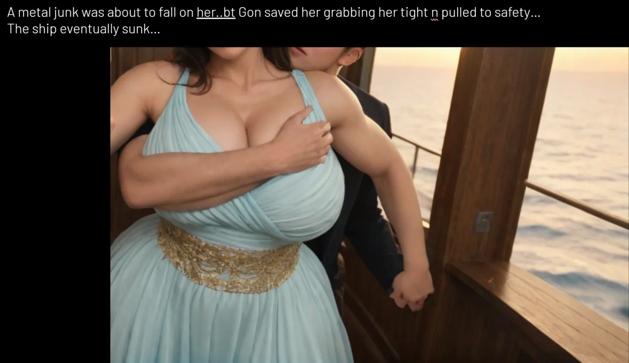 AI Generated, Stranded on Beach with arrogant girl, ENGLISH - Page 6