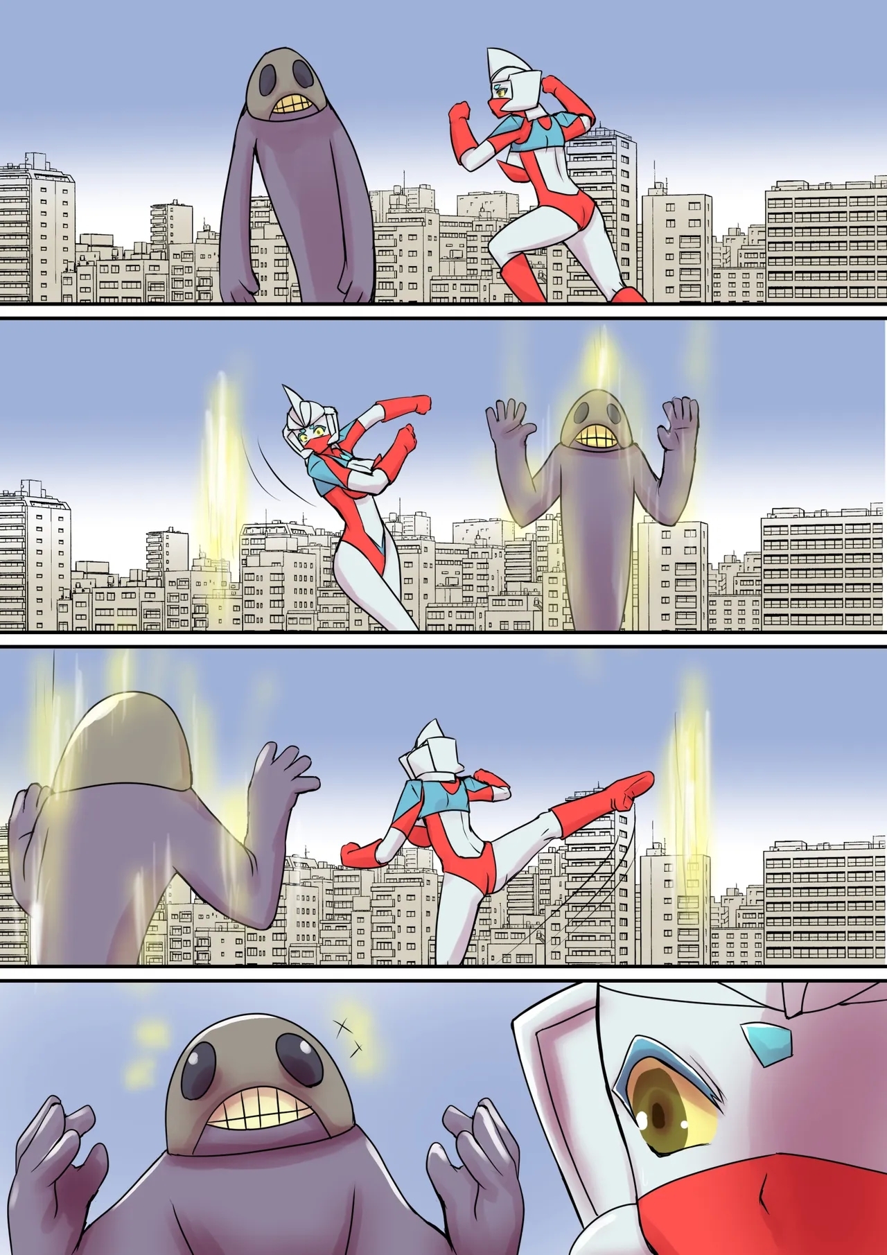 Tokusatsu Heroine Series - Rusty Comet Ch. 6  ontex - Page 9