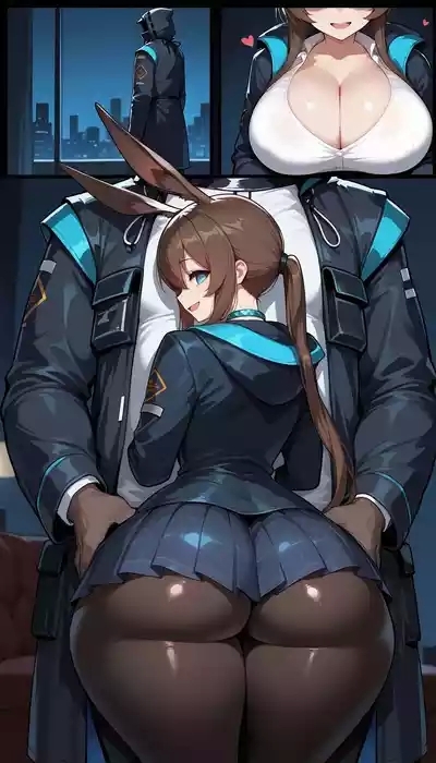 Arknight BBC Amiya and Absinthe rahmat ai generated 10