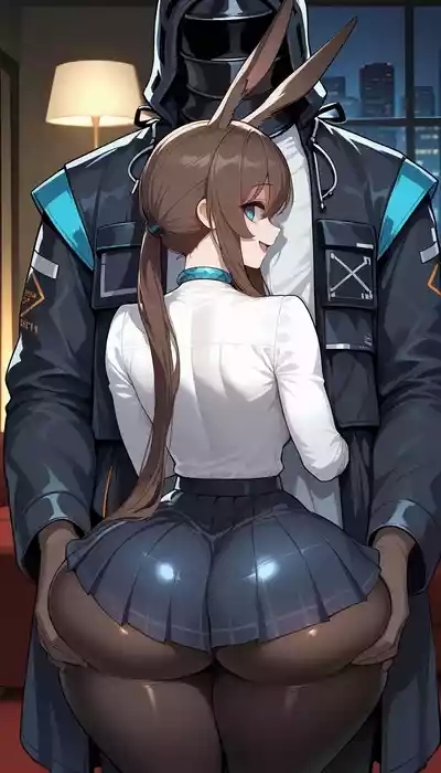 Arknight BBC Amiya and Absinthe rahmat ai generated 5